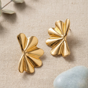 Auraqo Pleated Earrings